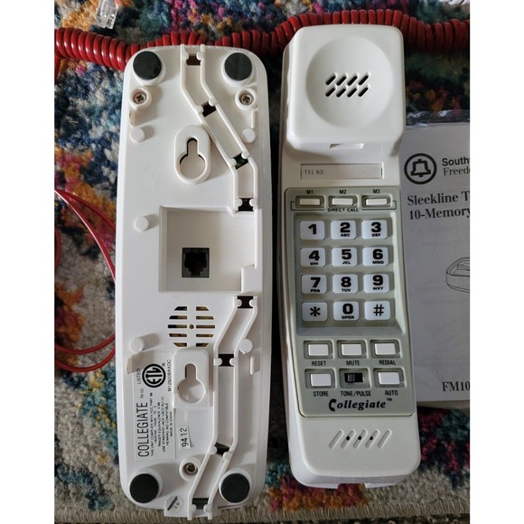 Vtg WISCONSIN BADGERS Southwestern Bell Freedom Phone CollegiateFM1000/FC2556 - Picture 3 of 5